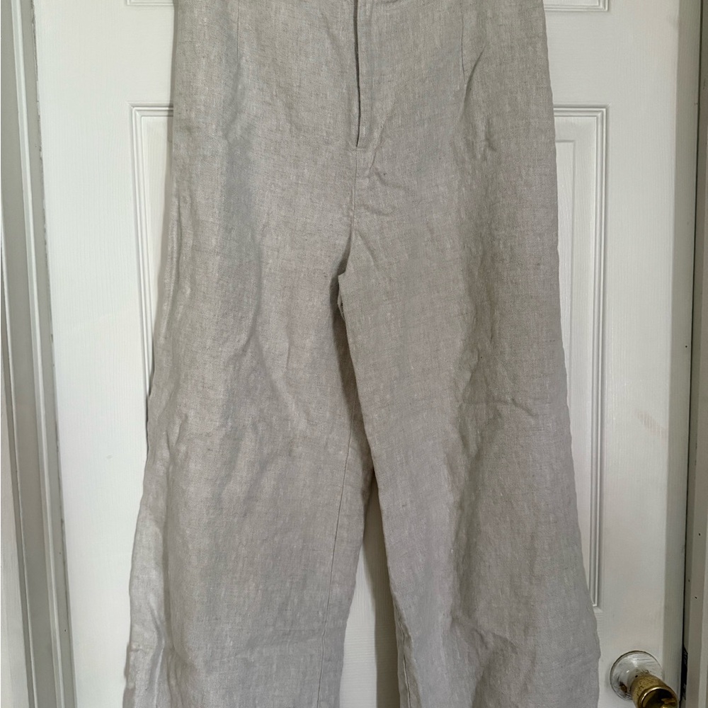 Women’s tan Linen Pants